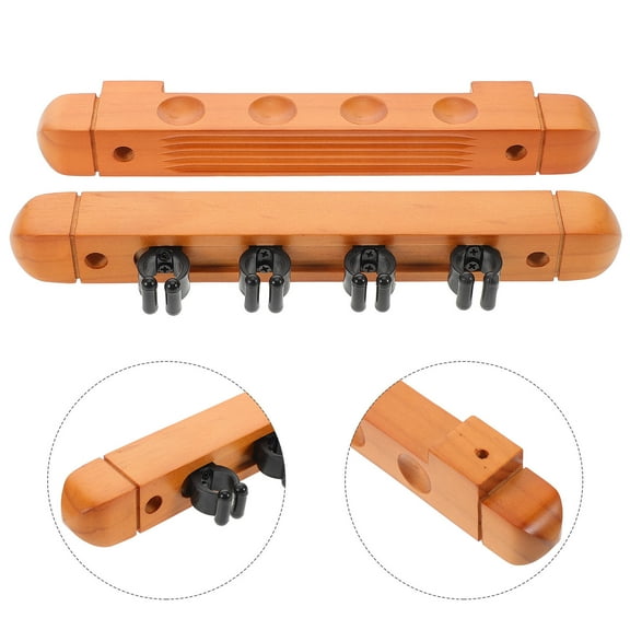 GARVALON Racks 2Pcs Wall Mount Pool Rack Construction 11In X 2.2In X 1.2In