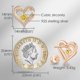 thumbnail image 4 of Pendientes de tuerca de plata de ley 925 con piedra natal, joyería para mujer, chapado en oro blanco/rosa, San Valentín, Navidad, aniversario, cumpleaños, joyería, regalos para él, 4 of 5