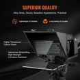 thumbnail image 6 of VEVOR Teleprompter, 13" Aluminum Alloy, Floor Type with Adjustable Angle Spectroscope, Remote Control, for YouTube, Twitch, Zoom, Supports DSLR/Webcam/Smartphone, for Video Recording/Live Streaming, 6 of 9
