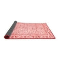 thumbnail image 2 of Ahgly Company Indoor Round Abstract Red Modern Area Rugs, 8' Round, 2 of 4