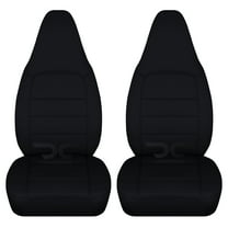 Designcovers Fits 2001-2005 Mazda MX-5 Miata Cotton Seat Covers:Black