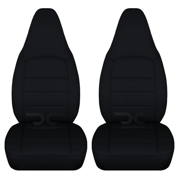 Designcovers Fits 2001-2005 Mazda MX-5 Miata Cotton Seat Covers:Black