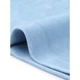 thumbnail image 5 of INSPIRE CHIC Women's Pants Solid Flared Hidden Side Zipper Knitted Faux Suede Flared Pants S Light Blue, 5 of 5