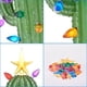 thumbnail image 5 of Decoraciones de fiesta de cactus, lámparas de decoración de habitación infantil con luz de cactus, lugar novedoso, lámpara verde tropical LED blanca cálida para decoración navideña, 5 of 5