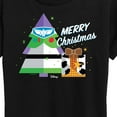 thumbnail image 3 of Toy Story - Merry Christmas Toy Story - Women's Short Sleeve Graphic T-Shirt, 3 of 5