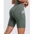 thumbnail image 2 of CRZ YOGA Women's Butterluxe Biker Shorts 8 Inches High Waisted Side Pockets, 2 of 3