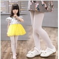 thumbnail image 4 of Calcetines de baile para niños de primavera y verano, de grado escolar, de terciopelo blanco, 80d, color piel, 4 of 5