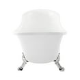 thumbnail image 5 of Cache Single Slipper, Clawfoot Soaking Acrylic Bathtub, Chrome Clawfoot, 5 of 14