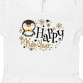 thumbnail image 4 of Inktastic Happy New Year with Cute Penguin Girls Baby Dress, 4 of 5