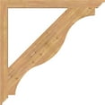 thumbnail image 3 of Ekena Millwork 3 1/2"W x 48"D x 48"H Funston Traditional Smooth Bracket, Western Red Cedar, 3 of 4