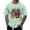 Mint Green, variant on Wavsuf Graphic T Shirts Men Tees Short Sleeve Fashionable Round Neck T Shirt Sky Blue Size S