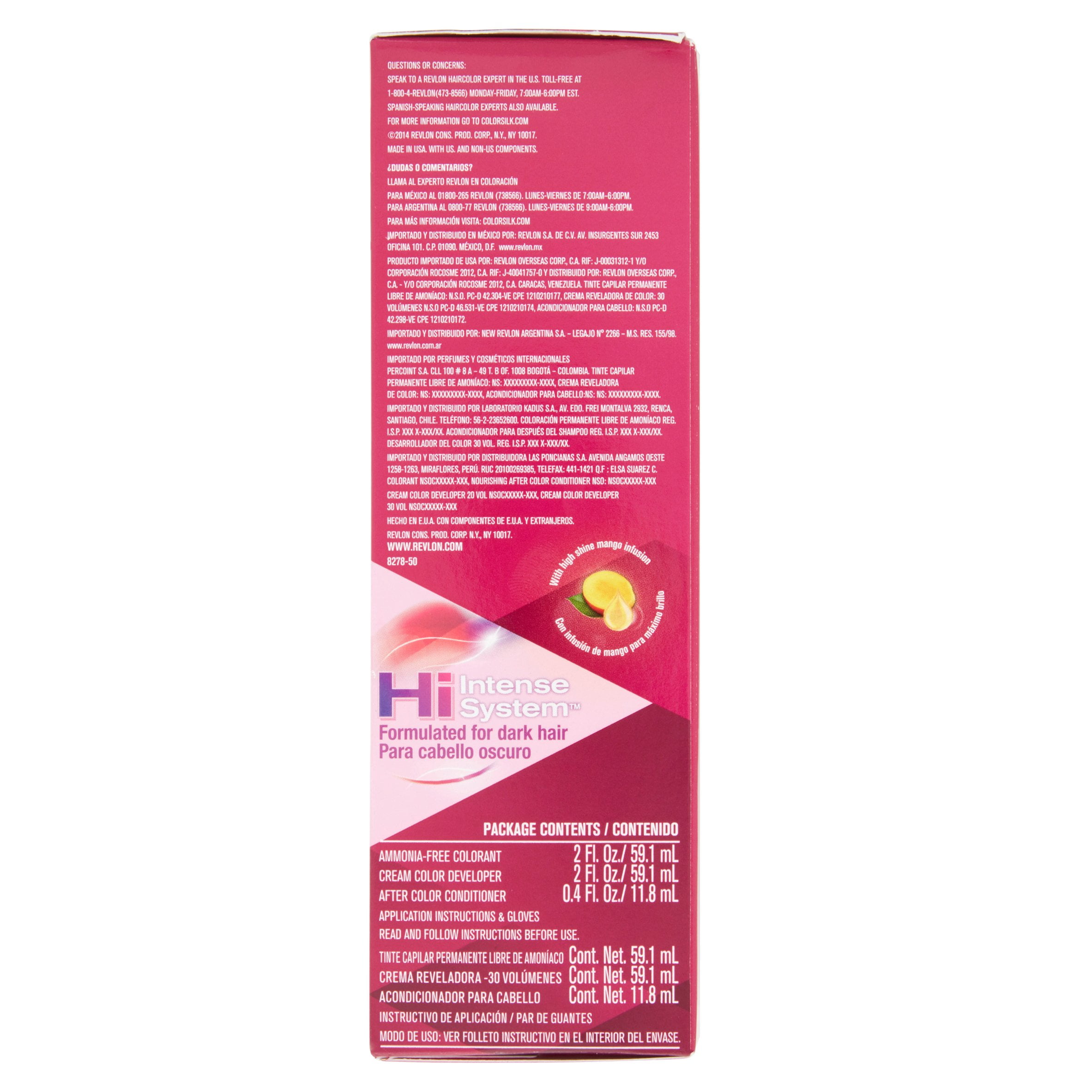 Revlon ColorSilk Luminista, Permanent Hair Color, 150 Red