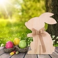 thumbnail image 1 of ERK Easter Decor Easter Wooden Decorations: Rabbits Roosters Eggs Light Up The Festive Atmosphere, 1 of 6
