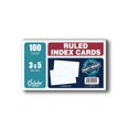 thumbnail image 2 of iScholar Index Cards, White, Ruled, 3 x 5 Inches, 100 Card Pack (03501), 2 of 4