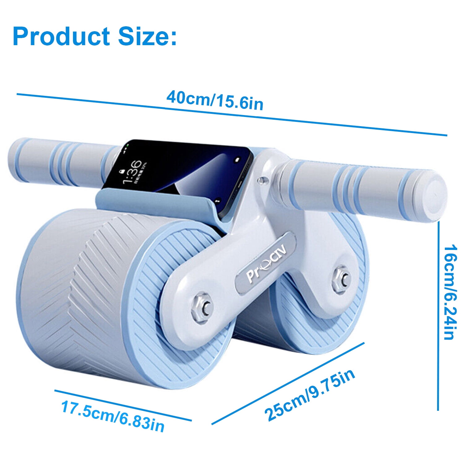 Prociv 2024 New Automatic Rebound Ab Abdominal Exercise Roller