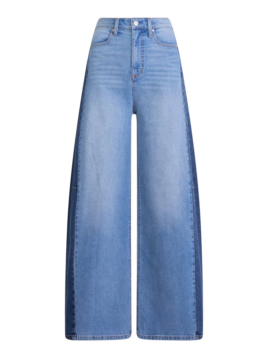 Scoop Women's Two-Tone Baggy Barrel Jeans, Sizes 0-18