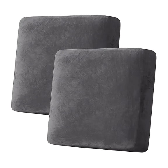 Set Velvet Stretch Couch Cushion Cover Plush Cushion Slipcover for Chair Sofa Cushion Furniture Protector Seat Cushion Sofa Cover Set of 2 or Set of 3, Sofa Covers For Sectional Sofas, Section