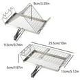 thumbnail image 3 of Bread Toaster Stand Folding Grills for Campfires Picnics Adjusted Barbecue Stainless Steels Camping Toaster Holder Rack, 3 of 9