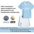 thumbnail image 4 of Man city 23/24 home jersey kits Juego Infantil Conjunto Adulto Size16-2XL : Puede Agregar Su Nombre Y Número, 4 of 4