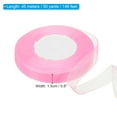 thumbnail image 2 of Unique Bargains 0.6 Inch x 50 Yard Organza Ribbon, Gift Wrapping Ribbon for Bouquet Cake Invitations Card Decoration, Pink, 2 of 7