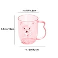 thumbnail image 3 of Toothbrush Holder Toothbrush Cup Bear Mouthwash Cups Transparent Brush Teeth Wash Cup, 3 of 6