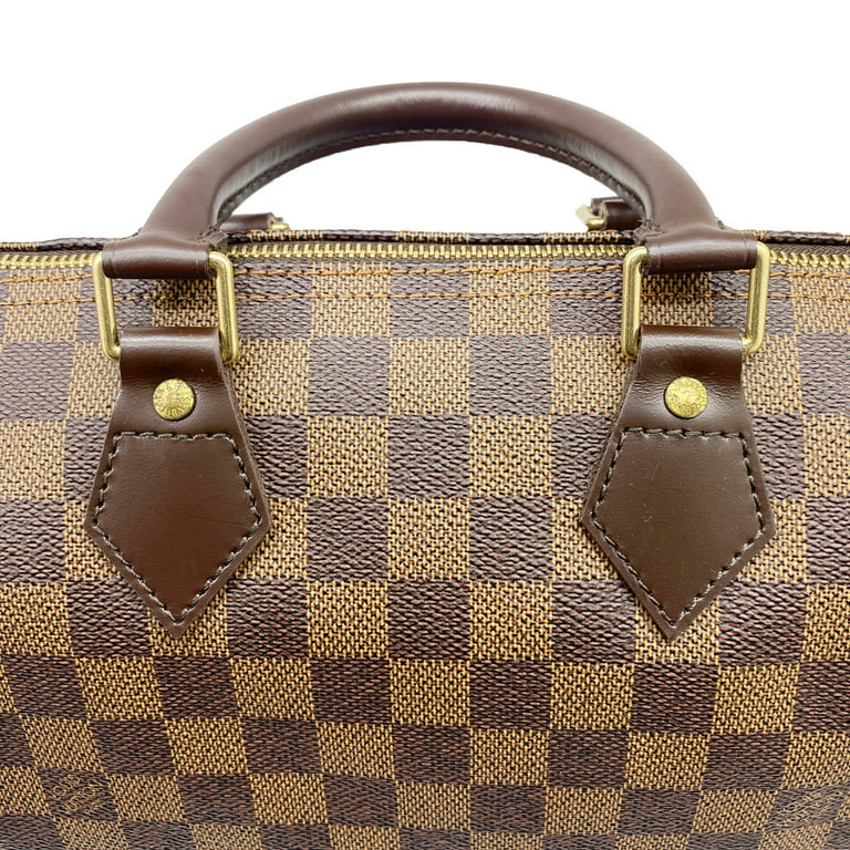 Louis Vuitton Damier Ebene Speedy 25 Mini Boston Bag