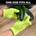 thumbnail image 2 of Microfiber Dusting Gloves for Plants : Premium, Gentle, Traps Dust, Washable, Lint Free : Use with Big Leaf Energy ready-to-use spray for houseplants, 2 of 4