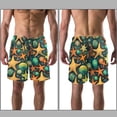thumbnail image 3 of luoweisi Men's Beach Shorts Quick Dry Swim Trunks with Mesh Lining Starfish S, 3 of 5