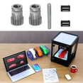 thumbnail image 2 of Extrudeuse d'Imprimante 3D Engrenages Filament Alimentation 17 Dents en Acier Inoxydable Kit de Roulements d'Engrenages en Acier Inoxydable, 2 of 7