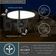 thumbnail image 6 of Palatine Integrated LED Bronze Motion Sensor Dusk to Dawn Outdoor Security Flood Light, 6 of 7