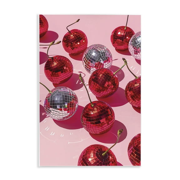 Stupell Industries Cherry Picked Disco Fashion Painting Unframed Art Print Wall Art, 10 x 15