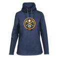 thumbnail image 2 of Women's Levelwear Navy Denver Nuggets Loop Core Funnel Neck Pullover Sweatshirt, 2 of 3