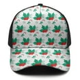 thumbnail image 2 of Christmas Baseball Cap – Stylish Spliced Design Adjustable Trucker Hat with Full Print Front & Brim, Breathable Cotton Blend Snapback for Sports, Travel & Daily Wear, 2 of 3