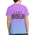 thumbnail image 3 of Ben Azelart Stay Wild Kids T-Shirt 3d Printed Graphic T-Shirts Boys And Girls Short Sleeve Shirts For Youth Kids X-Small, 3 of 7