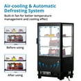thumbnail image 3 of Aoile 2.1 Cu.Ft Commercial Refrigerated Display Case, Single Door Countertop Display Refrigerator with LED Lighting, 3 of 7