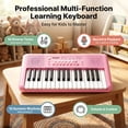 thumbnail image 2 of Fosoundpro 32-Keys Piano Keyboard, Portable Electric Piano for Toddler, Music Educational Instrument Toy Gifts for 3-7 Years Old Boys Girls, 2 of 6