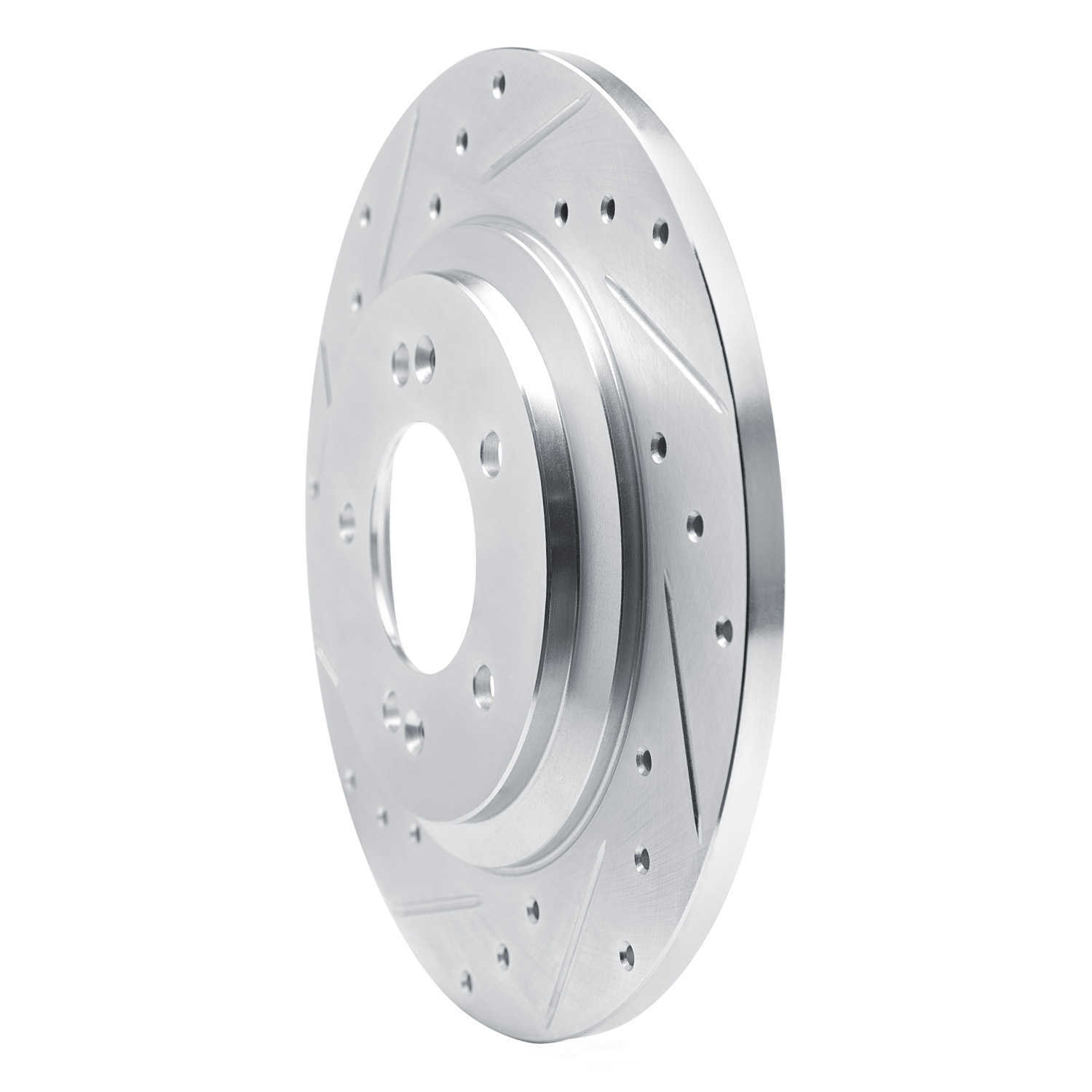 Dynamic Friction Company 631-03065L DFC Brake Rotor - Drilled And Slotted - Silver