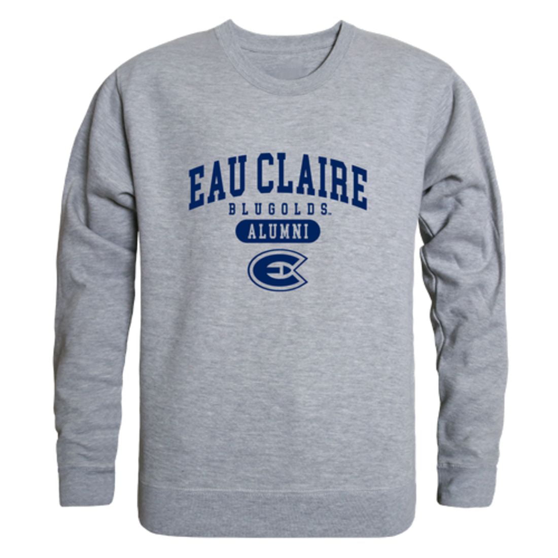 UWEC University of Wisconsin-Eau Claire Blugolds Established Crewneck Pullover Sweatshirt Sweater Navy 
