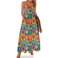 thumbnail image 1 of Vestido sin mangas Pop Art Hearts vestidos de verano mujer 2024 Ropa Vestidos de mujer, 1 of 7