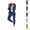 Dark Blue, variant on Womens Elegant Solid Color Suit Long Sleeve Cardigan Pockets Top Elastic Straight Leg Pants Suit Capris Women