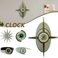 thumbnail image 2 of Vintage Mid Century Clock Battery Operated For Living Room Decoration, 2 of 4