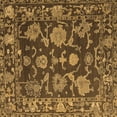thumbnail image 1 of Ahgly Company Indoor Square Abstract Brown Modern Area Rugs, 4' Square, 1 of 4
