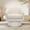 Blanc cassé, variante sur Bingirl Fauteuil Pivotant en Chenille Gris Pâle avec Espace de Rangement et Cadre en Bois pour Salon