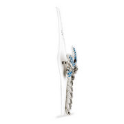Belagio Rhinestone Dragonfly Brooch; Blue, Sewing Fasteners, 1 Piece