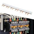 thumbnail image 3 of Pin Type Copper Busbar 2P 12 Way Circuit Breaker Air Switch Busbar 63А 230-415V Copper Busbar For Circuit Breaker Distribution Box, 3 of 8