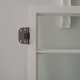 thumbnail image 4 of OUNONA 2Pcs Replacement Hinges Silver Thickened Steel Folding Hinges for Damaged Hinges, 4 of 4