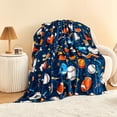 thumbnail image 2 of Sports Blanket for Boys Soft Fleece 3D Soccer Basketball Baseball Football Kids Blanket for Couch Sofa Bedroom Fuzzy Blanket and Throws Ball Blanket for Kids Boys Teens 50"x60", 2 of 6