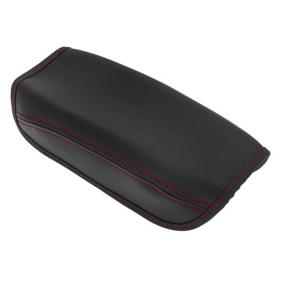 Unique Bargains 1Pcs Black Microfiber Leather Armrest Box Cover Pad Replacement for Seat Leon MK3 2013-2019