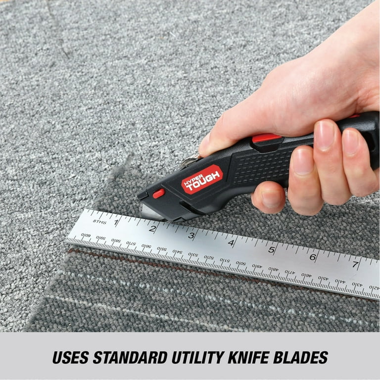 Hyper Tough Retractable Utility Knife with Quick-Change Blades