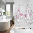 thumbnail image 6 of SKYSONIC Pink Watercolor Unicorn Patterned Hand Towels 2 PCS, Cotton Bath Towel for Drying Face Hands Body ,Absorbent Lightweight Towels for Bathroom Ktichen Travel Gym, 16"x28", 6 of 7